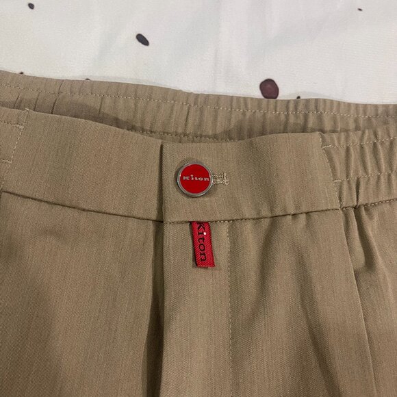 Kiton Khaki Casual Pants - Picture 3 of 9